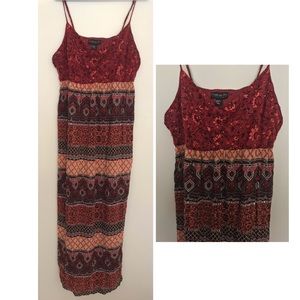 Forever 21 Plus Pattern Maxi Dress